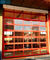 Fire Resistant 40mm 3mm Hinge Glass Panel Garage Doors