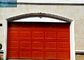 Red Aluminium Alloy Garage Sectional Door With Vault
